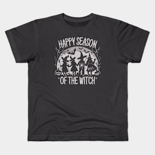 Happy Season of the Witch Halloween Kids T-Shirt